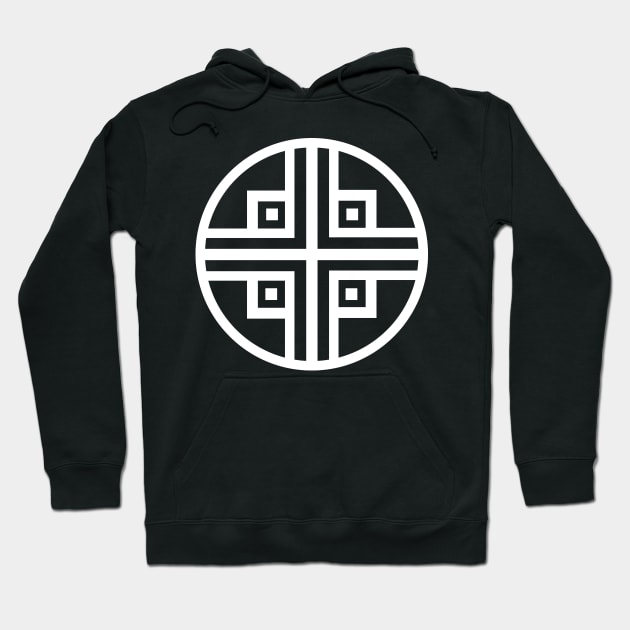 cross geometric shape Hoodie by lkn